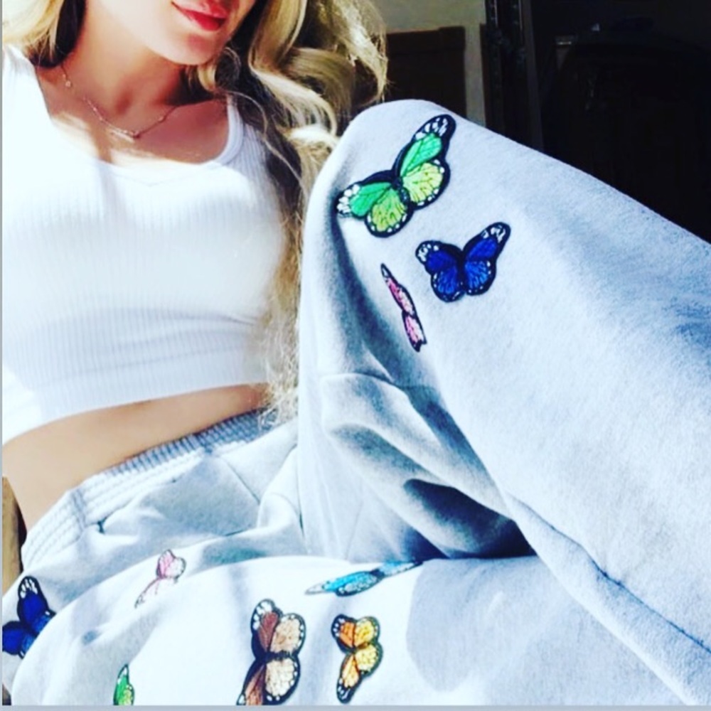Butterfly sweat suit from 2pcs @Luuluuland